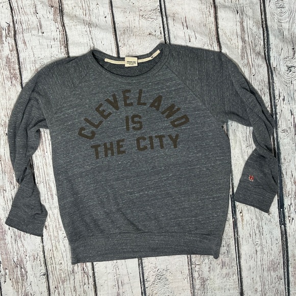 Cleveland Browns Homage Dark Homage Retro NFL Football Sweatshirt Mens - Picture 1 of 5